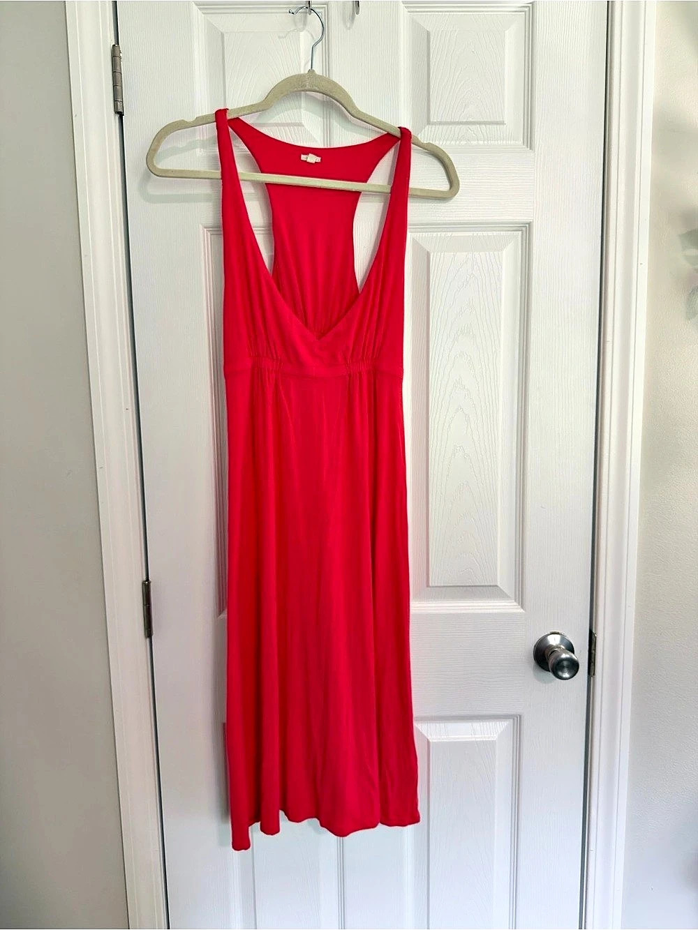 J.Crew Red Midi Dress Size Medium
